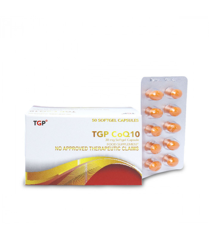 COQ10 Coenzyme Q10 (Ubiquinone) 30mg Softgel Capsule