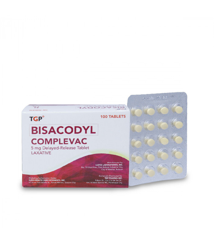 COMPLEVAC Bisacodyl 5mg Delayed-Release Laxative Tablet