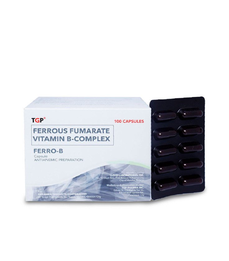 FERRO-B Ferrous Fumarate+Vitamin B Complex Capsule