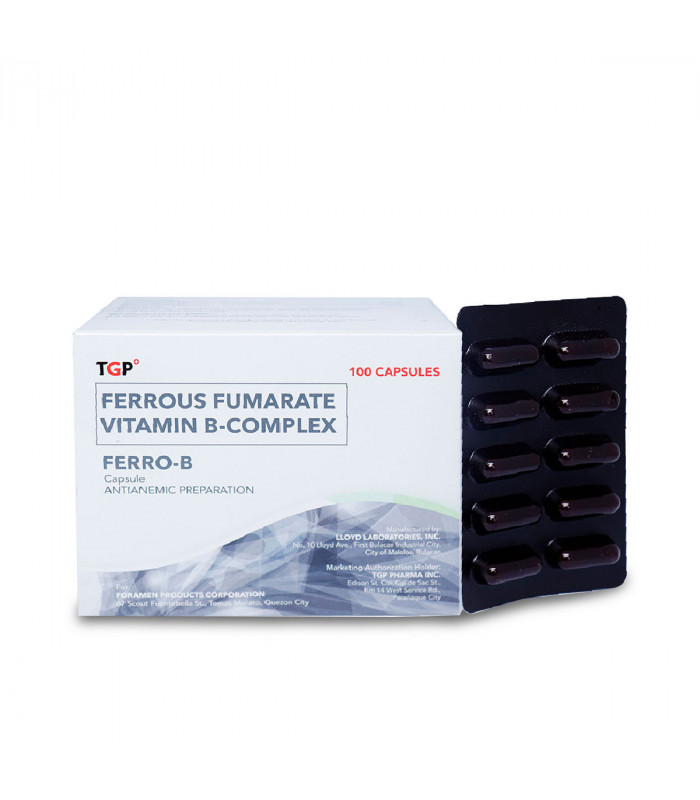 FERRO-B Ferrous Fumarate+Vitamin B Complex Capsule
