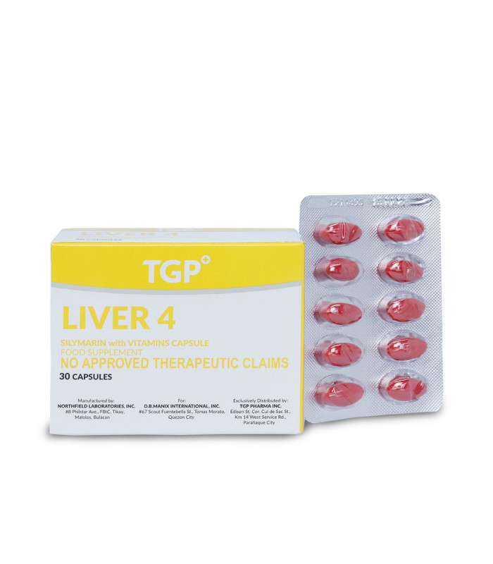 LIVER 4 Silymarin+Vitamins 125mg Softgel Capsule