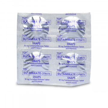 SNAPS Butamirate Citrate 50mg Tablet