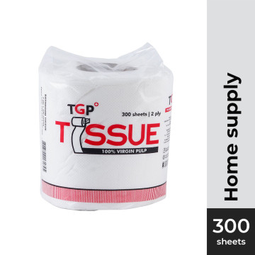 TISSUE 300 Sheets 2-ply Roll