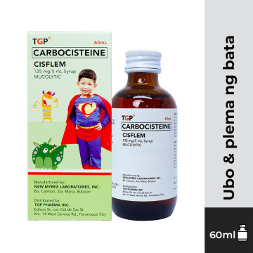 CISFLEM Carbocisteine 125mg/5ml 60ml Syrup