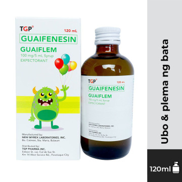 GUAIFLEM Guaifenesin 100mg/5ml 120ml Syrup