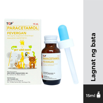 FEVERGAN Paracetamol 100mg/ml 15ml Oral Drops
