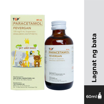 FEVERGAN Paracetamol 125mg/5ml 60ml Syrup