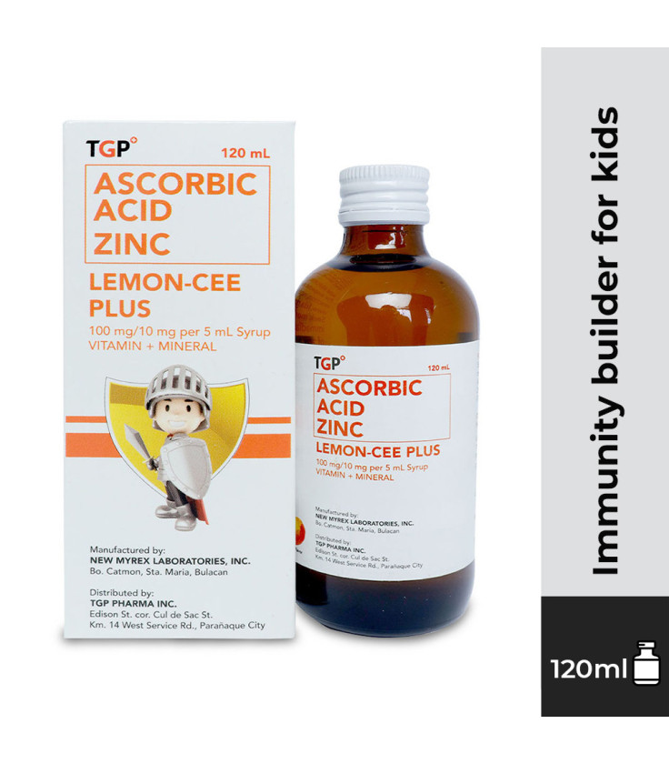 LEMON-CEE PLUS Ascorbic Acid+Zinc 120ml Syrup