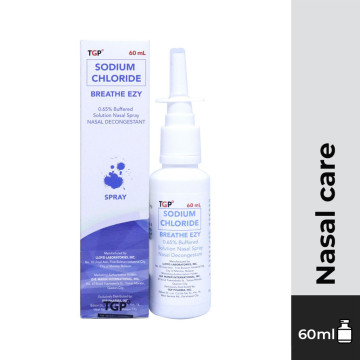 BREATHE EZY Sodium Chloride 60ml Nasal Spray