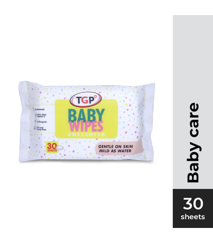 BABY WIPES Unscented 30 Sheets