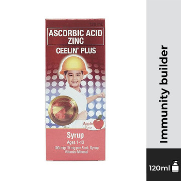 CEELIN PLUS Ascorbic Acid Zinc 120ml Syrup