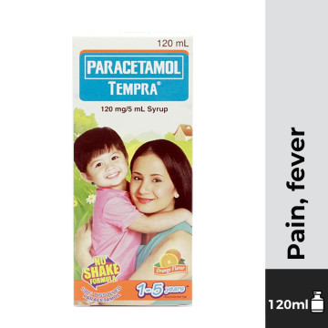 TEMPRA Paracetamol 120mg/5ml 120ml Syrup