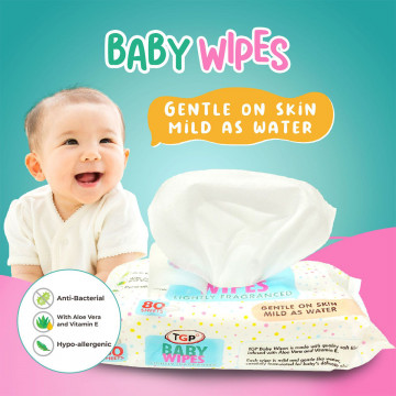 BABY WIPES Lightly Fragranced 80 Sheets