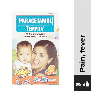 TEMPRA Paracetamol Pediatric Drops 100mg/ml 30ml Syrup