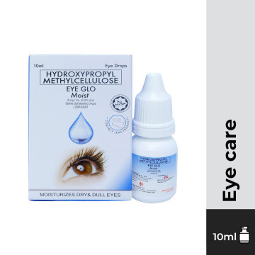 EYE GLO Moist Hydroxypropyl Methylcellulose 10ml Eye Drops