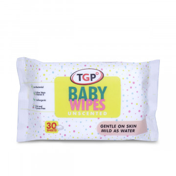 BABY WIPES Unscented 30 Sheets