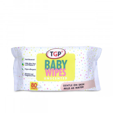BABY WIPES Unscented 80 Sheets