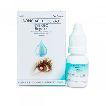 EYE GLO Regular Boric Acid+Borax 10ml Eye Drops