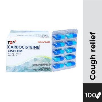 CISFLEM Carbocisteine 500mg Capsule 100s