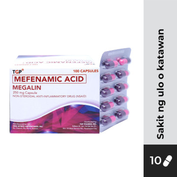 MEGALIN Mefenamic Acid 250mg Capsule 10s