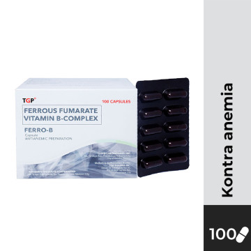 FERRO-B Ferrous Fumarate+Vitamin B Complex Capsule 100s