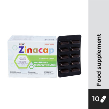 ZINACAP Multivitamins+Taurine+CGF+Zinc Capsule 10s