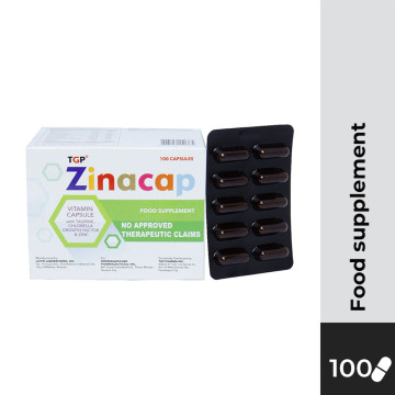 ZINACAP Multivitamins+Taurine+CGF+Zinc Capsule 100s