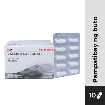 CALCIUM CARBONATE 500mg Tablet 10s
