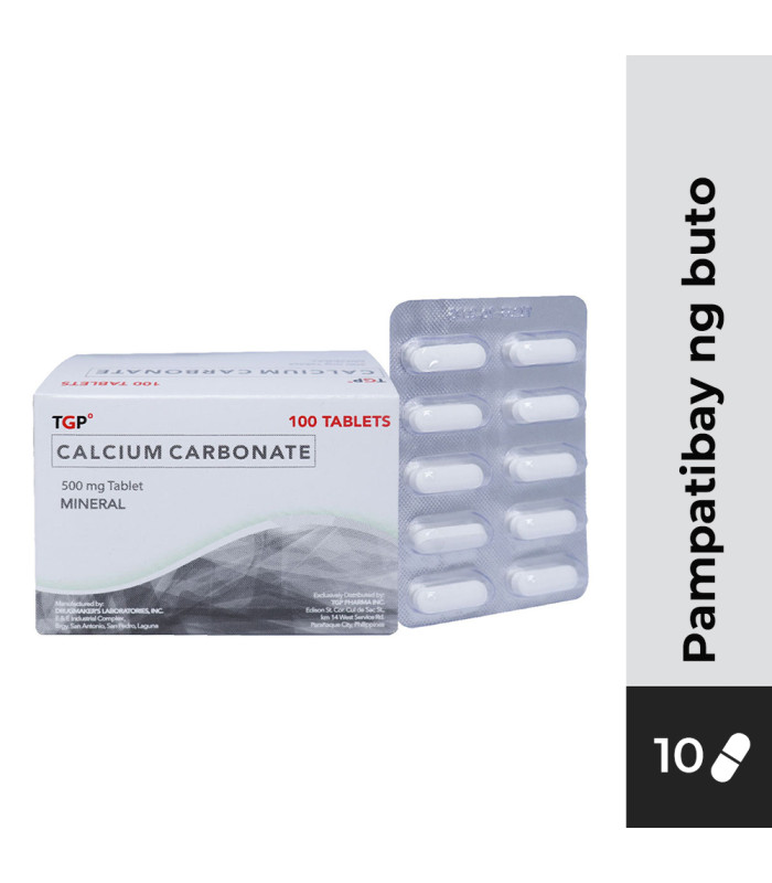 CALCIUM CARBONATE 500mg Tablet 10s