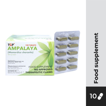 AMPALAYA (Momordica charantia) 500mg Tablet 10s