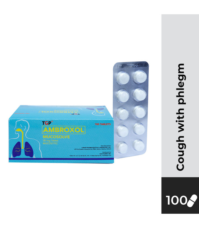 MUCOSOLVE Ambroxol 30mg Tablet 100s