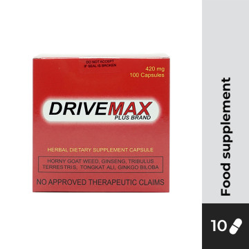 DRIVEMAX PLUS Herbal Dietary Supplement 420mg Capsule 10s