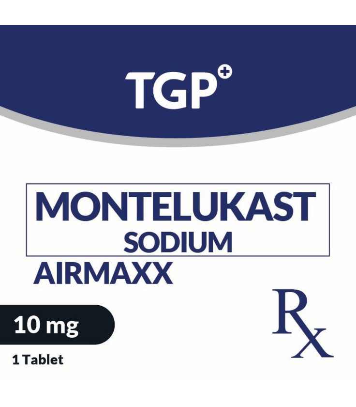 AIRMAXX Montelukast Sodium 10mg Film-coated Tablet