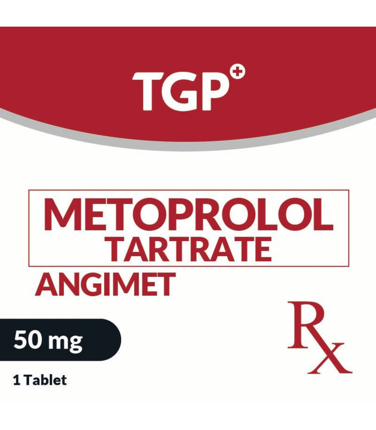 ANGIMET Metoprolol 50mg Film-coated Tablet
