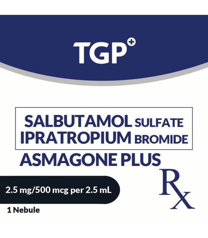 ASMAGONEPLUS Salbutamol+Ipratropium 2.5mg/500mcg Nebule