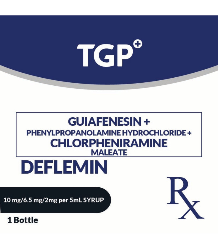 DEFLEMIN Guai+Chlor+PPA HCl Syr100/2/6.5mg 60ml