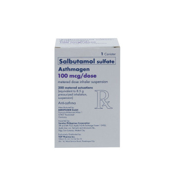 ASTHMAGEN Salbutamol Inhaler 100mcg/dose