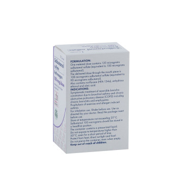 ASTHMAGEN Salbutamol Inhaler 100mcg/dose