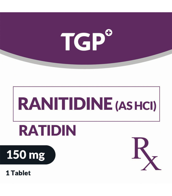 Rx: RATIDIN Ranitidine FCTab 150mg