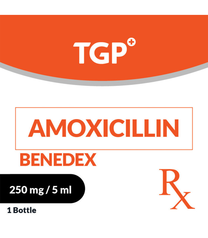 Rx: BENEDEX Amoxicillin Trihyd PowSusp 250mg/60ml