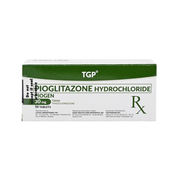 Rx: TGP Pioglitazone HCl Tab 30mg