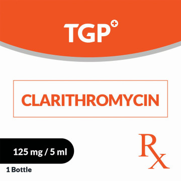 Rx: TGP Clarithromycin GranSusp 125mg/50ml