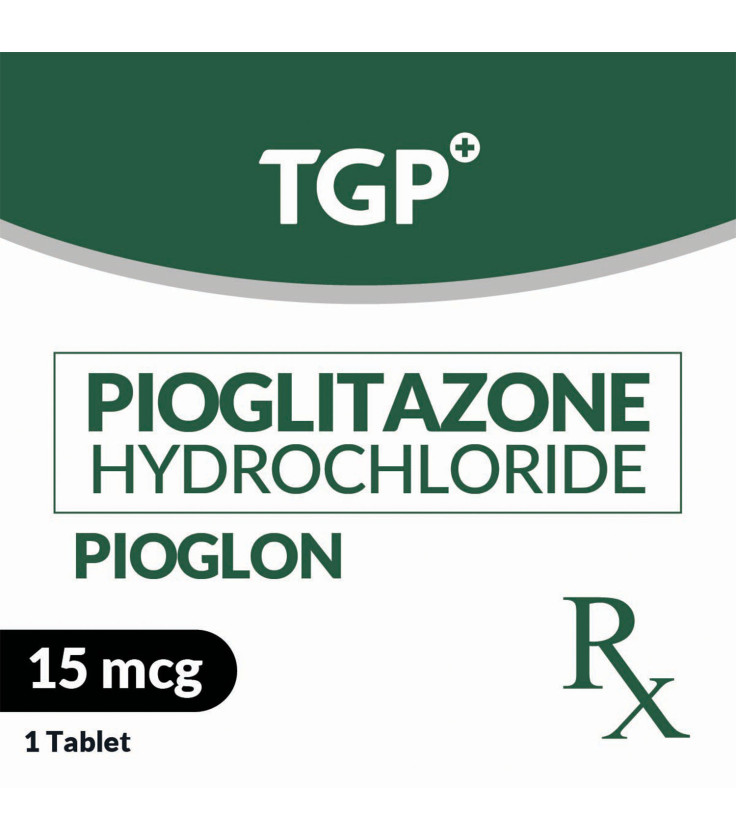 Rx: PIOGLON Pioglitazone HCl Tab 15mg