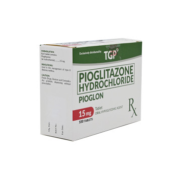 Rx: PIOGLON Pioglitazone HCl Tab 15mg