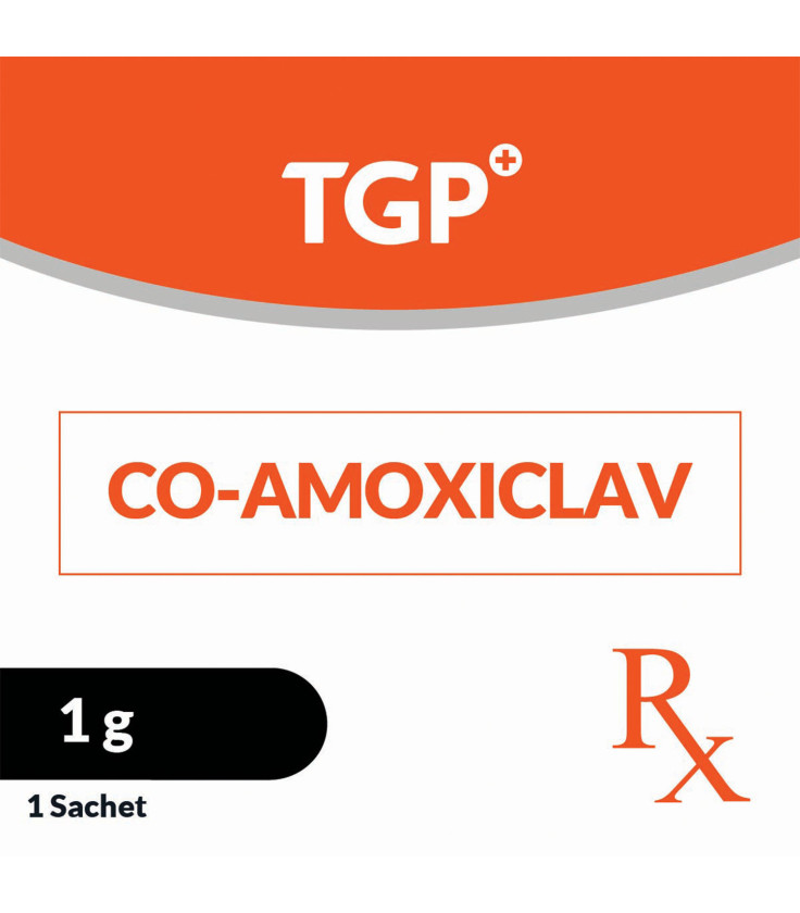 Rx: TGP Co-Amoxiclav Tab 875mg/125mg 1000mg
