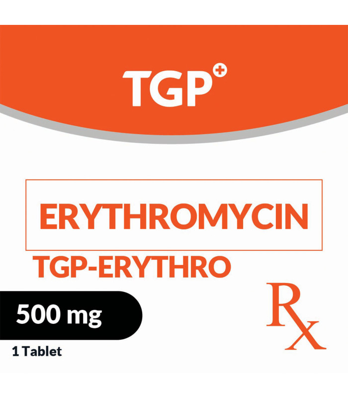 Rx: ERYTHRO Erythromycin Tab 500mg