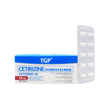 CETIZINE Cetirizine HCl 10mg Tablet 100s