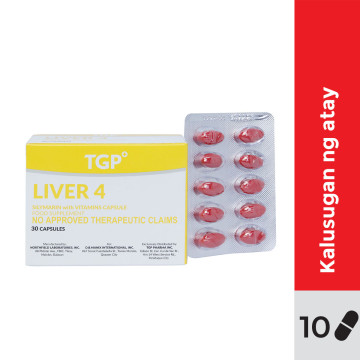 LIVER 4 Silymarin+Vitamins 125mg Softgel Capsule 10s