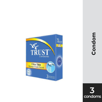 TRUST Condom Ultra Thin Shower Fresh 3's