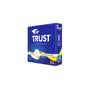 TRUST Condom Blus Natural Classic 3's